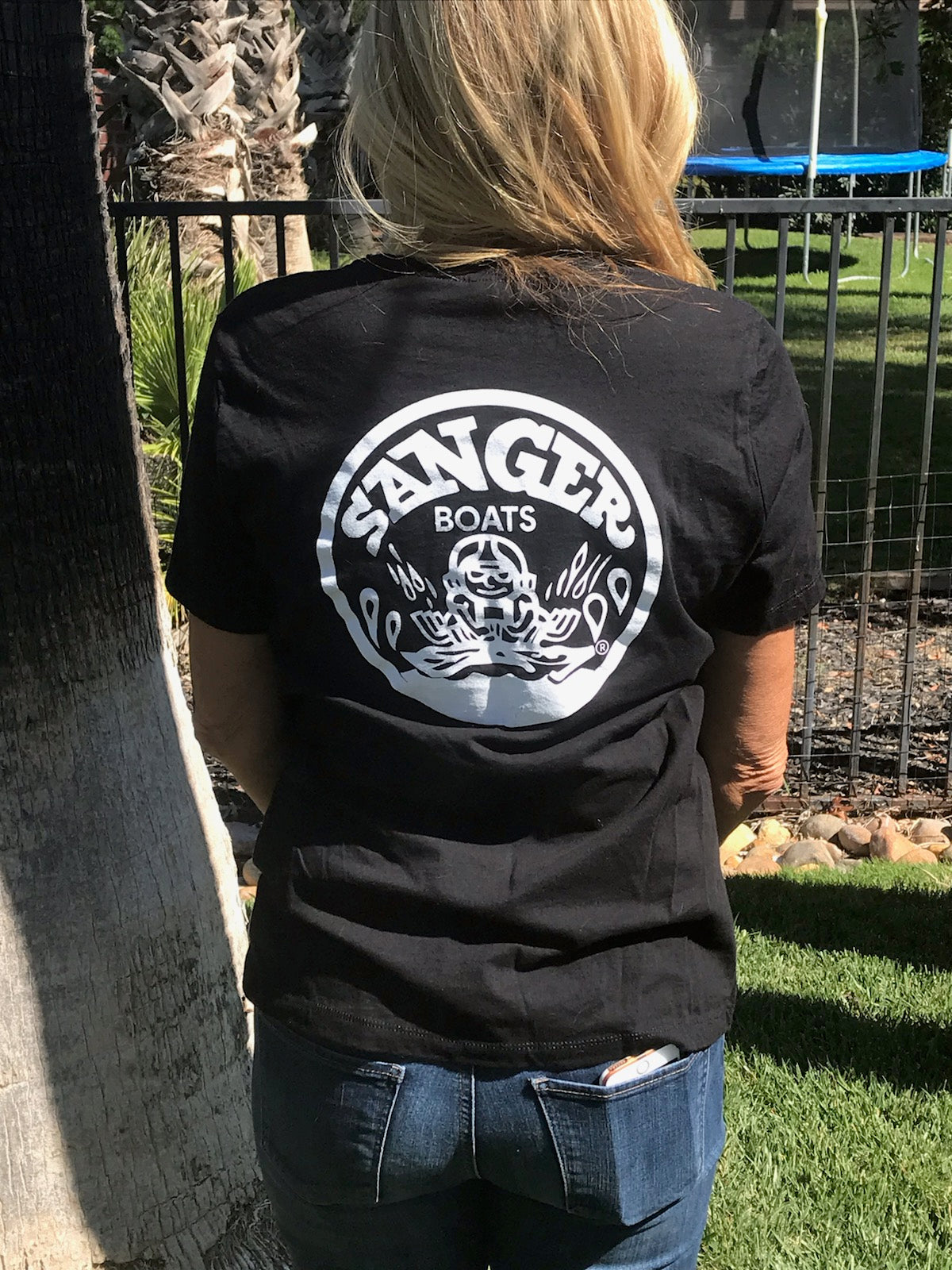 Sanger Boats Women's Black Top