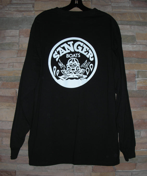 Sanger Boats Black Long Sleeve T-Shirt