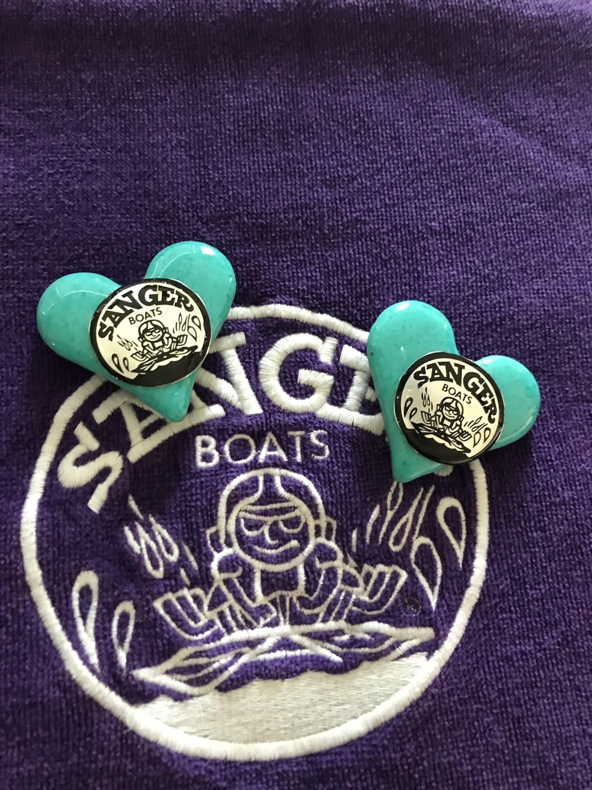 Sanger Turquoise Glass Magnet