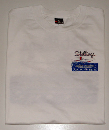 Stellings Logo White T-Shirt