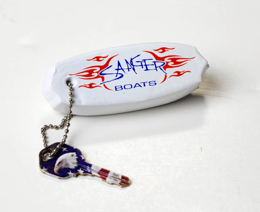 Sanger Boats Wakeboard Floater Key Chain